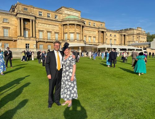 Our MD, Tim Wilson, at the Buckingham Palace Garden Party