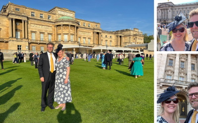 Our MD, Tim Wilson, at the Buckingham Palace Garden Party