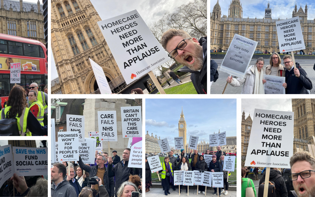 We Joined the #ProvidersUnite March for the Future of Social Care