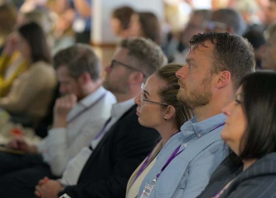 Tim Wilson speaks at the Homecare Association Conference in May 2025